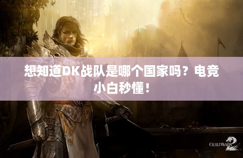 想知道DK战队是哪个国家吗？电竞小白秒懂！