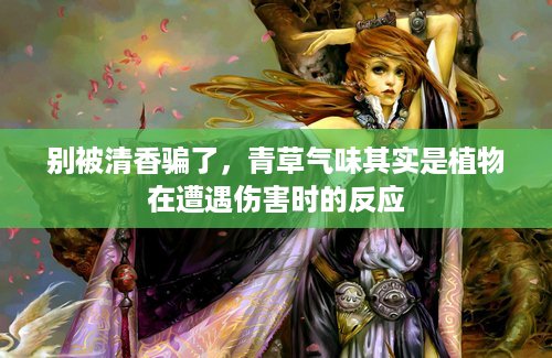 别被清香骗了，青草气味其实是植物在遭遇伤害时的反应