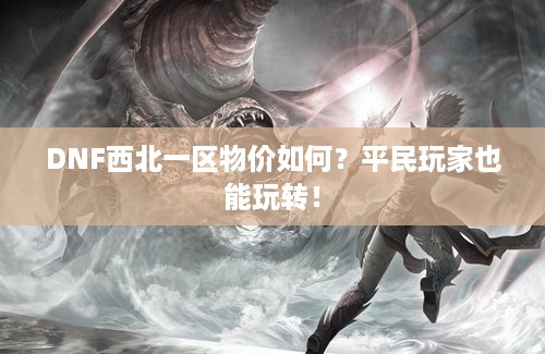 DNF西北一区物价如何？平民玩家也能玩转！