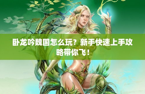 卧龙吟魏国怎么玩？新手快速上手攻略带你飞！