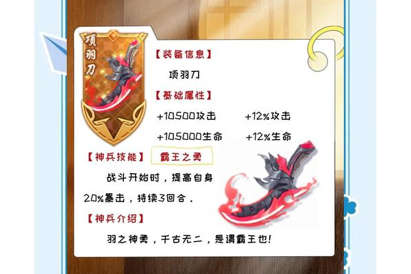 武林外传手游神兵哪个最厉害？老玩家教你选择毕业神兵！